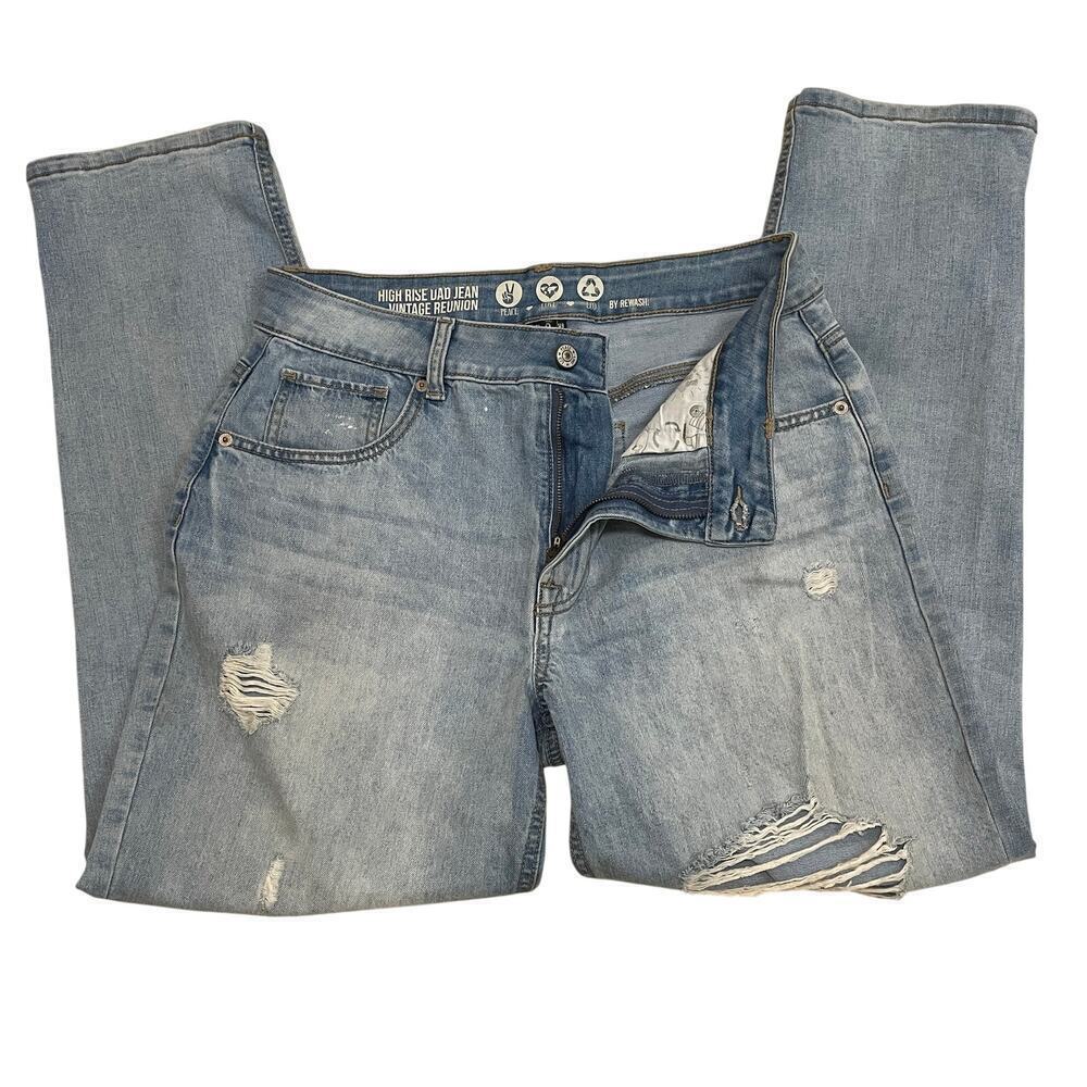 Rewash Dad Jeans High Rise | Perfect Vintage Wash, Relaxed Streetwear Fit